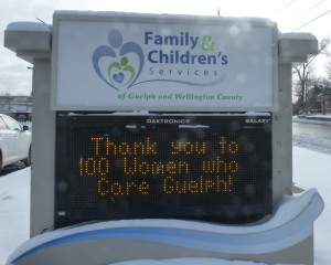 With much appreciation, from Family & Children's Services.